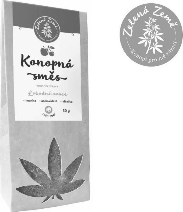 Zelená země Konopná směs lahodné ovoce 50 g